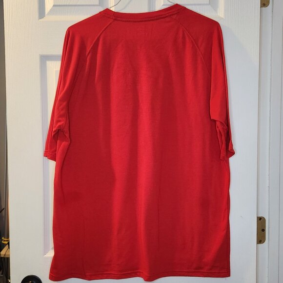 Star Wars You Underestimate the Power of Kansas KU Mens 2XL Red Tee - Picture 6 of 10